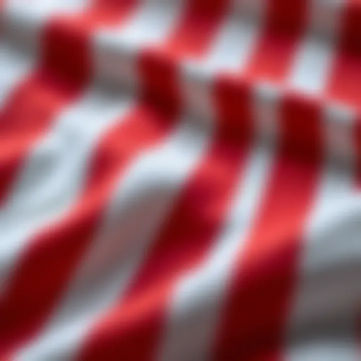 Close-up of a Galatasaray jersey fabric, highlighting quality and comfort