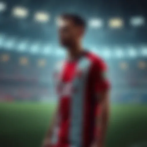 Conceptual design of the new Galatasaray jersey showcasing modern aesthetics blended with historical elements.