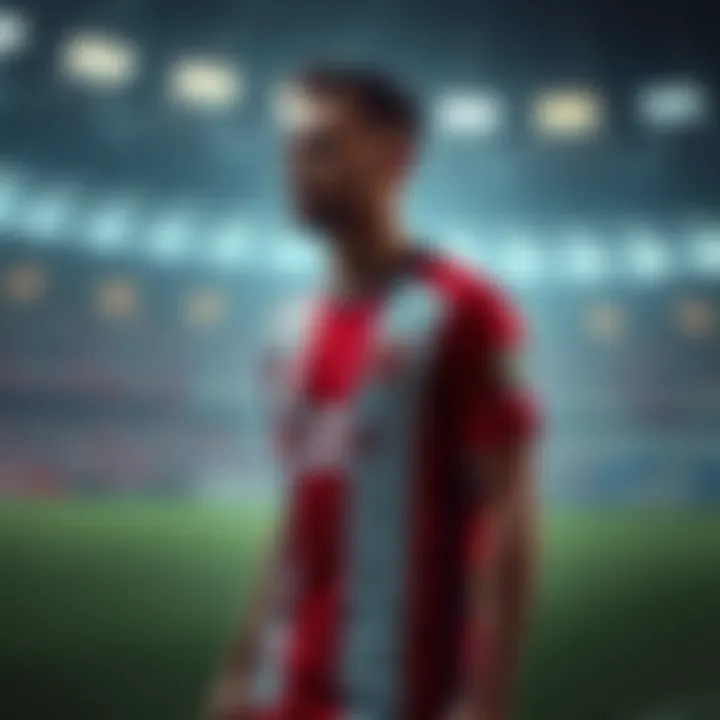 Conceptual design of the new Galatasaray jersey showcasing modern aesthetics blended with historical elements.