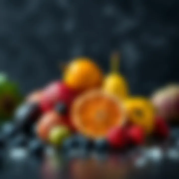 Fruits: Nature's Sweet Energy Source A colorful selection of fruits rich in natural sugars.