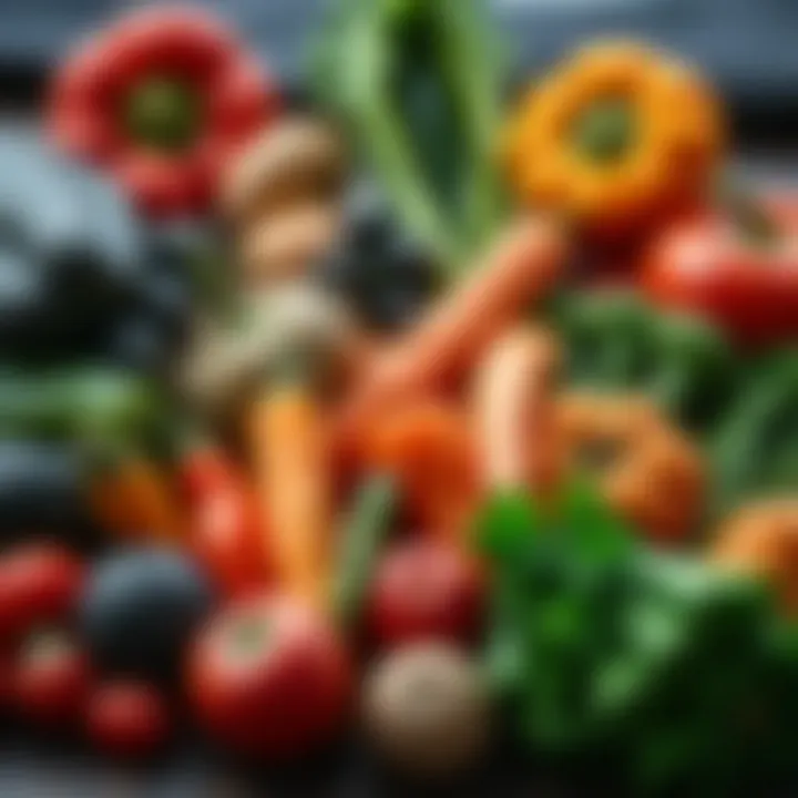 Nutrient-Dense Vegetables for Active Lifestyles A variety of vegetables arranged in an artistic display.