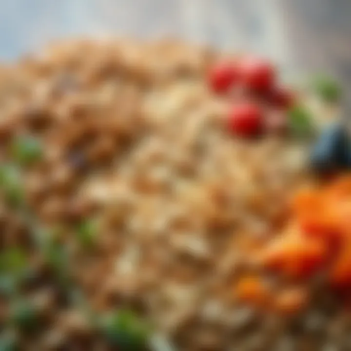 Whole Grains and Legumes for Optimal Health A vibrant assortment of whole grains and legumes.