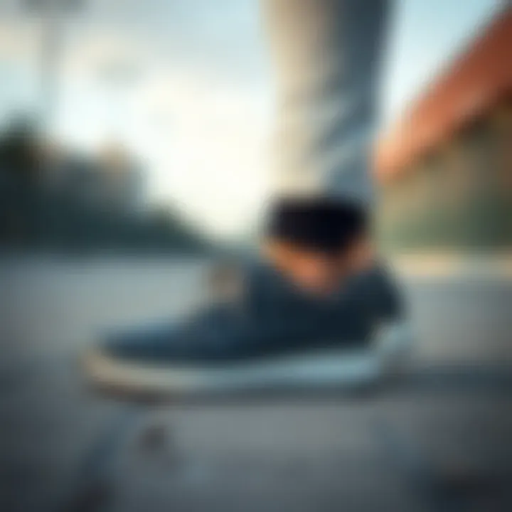 Hummel Holo Shoes: A Perfect Urban Style A stylish outfit paired with Hummel Holo shoes in an urban setting.