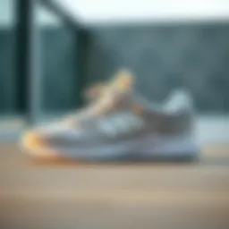 Hummel white sports shoes showcasing elegance and comfort