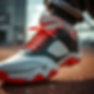 Design Details of Jumper Jack Shoes Close-up of Jumper Jack shoe design details