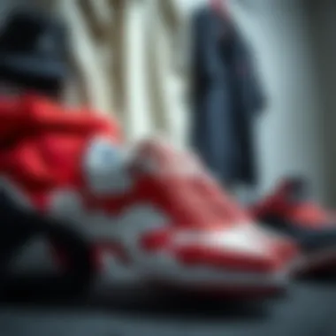 Jumper Jack Shoes with Sports Apparel Jumper Jack shoes displayed alongside sports apparel