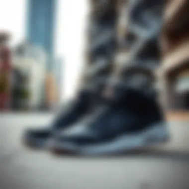 Urban Style with Jumper Jack Shoes A stylish pair of Jumper Jack shoes in an urban setting