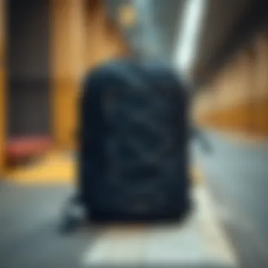 Functional features of a cabin boy backpack displayed