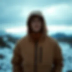 Sophisticated design of a polar jacket