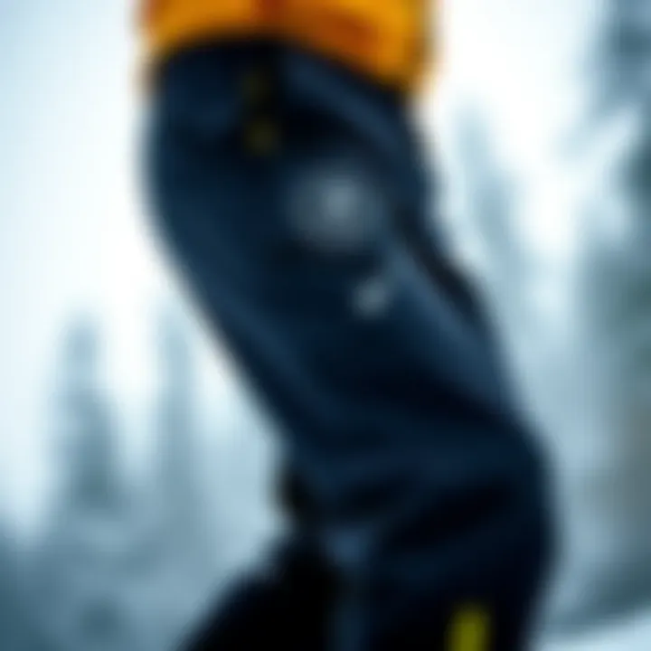 Durable and stylish athletic pants for winter sports