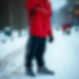 Stylish winter tracksuit bottoms for outdoor activities