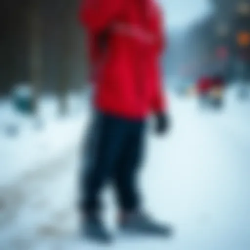 Stylish winter tracksuit bottoms for outdoor activities