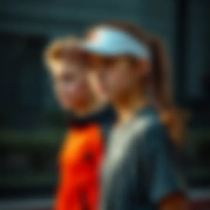 A variety of sporty styles available for young athletes