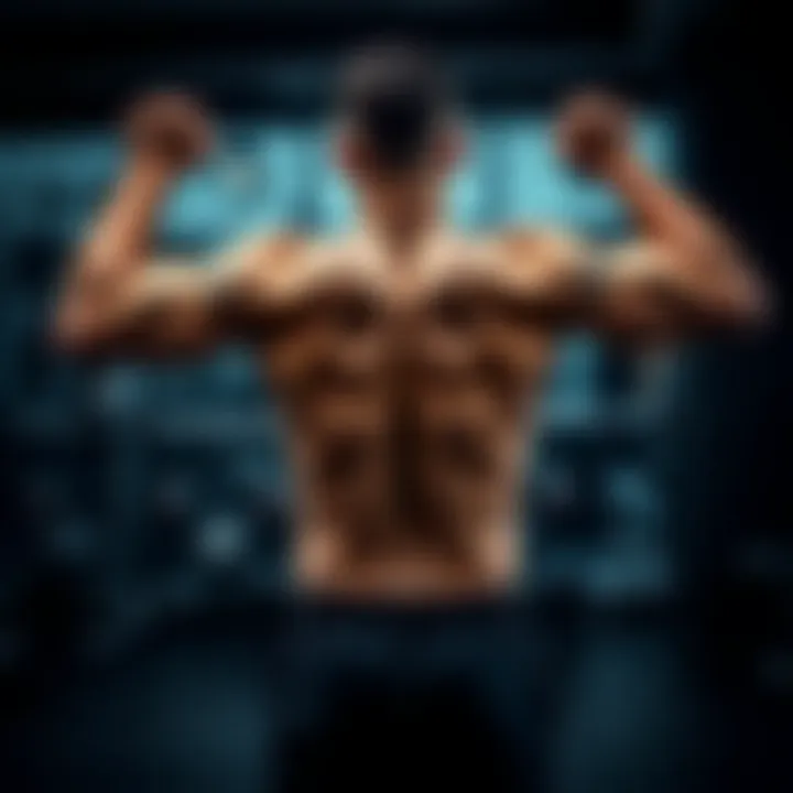 Muscle focus highlighting back and core strength