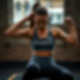 Posture demonstrating the Kobra exercise's alignment