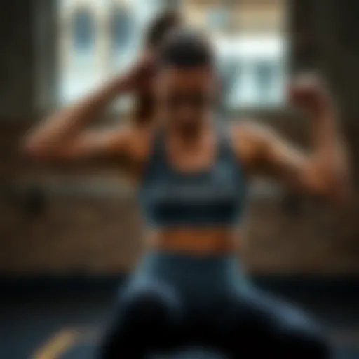 Posture demonstrating the Kobra exercise's alignment