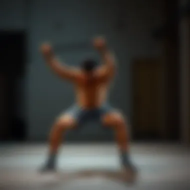 Illustration of the Kobra exercise technique