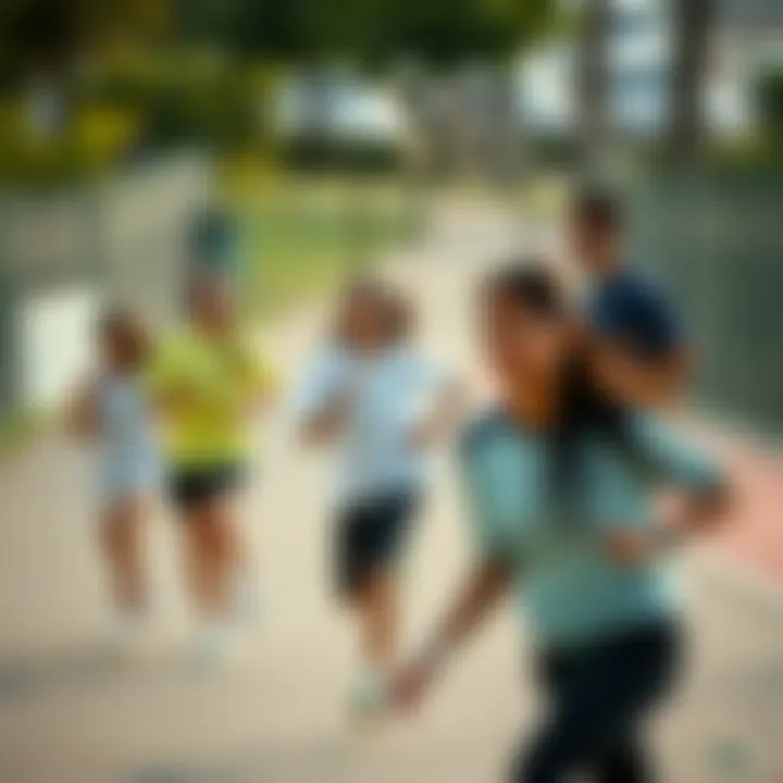 Group engaging in various sports wearing Lacoste Aktif collection