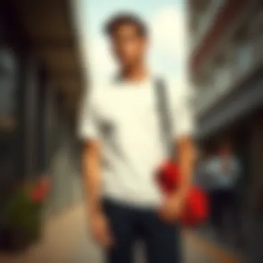 Fashion-forward combinations with Lacoste t-shirts