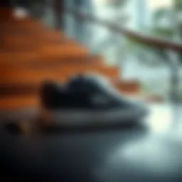 Lacoste sneakers displayed elegantly on a stylish surface