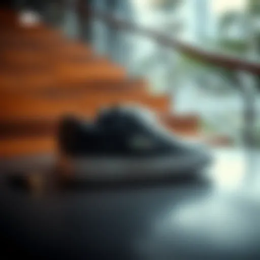 Lacoste sneakers displayed elegantly on a stylish surface