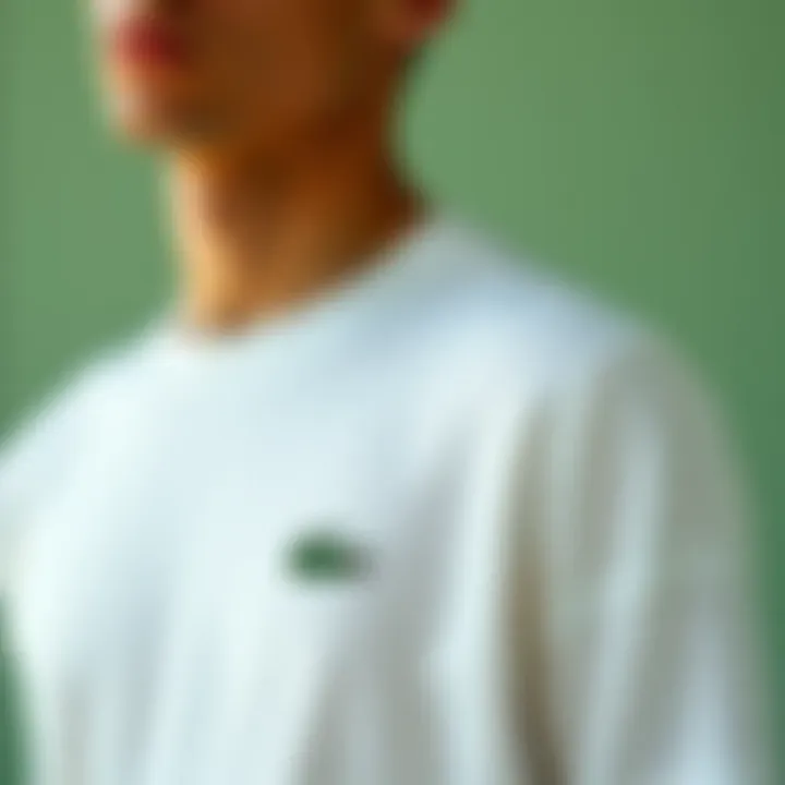 Sustainable materials used in Lacoste t-shirts