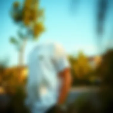 Trendy outdoor settings featuring Lacoste apparel