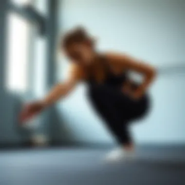 Stretching routine for leg flexibility