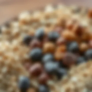 Macronutrient Sources: Whole Grains and Legumes A close-up of whole grains and legumes rich in macronutrients