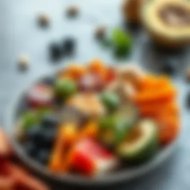 A balanced plate showcasing magnesium-rich foods for a healthy diet