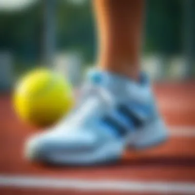 Maintaining children's tennis shoes