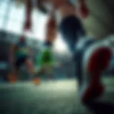 Dynamic action shot of athletes wearing Mercurial Vapor Elite shoes