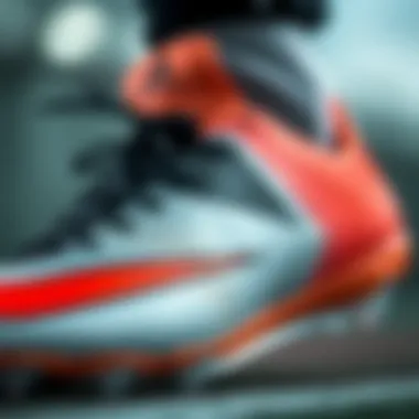 Close-up of Mercurial Vapor Elite shoe design and details