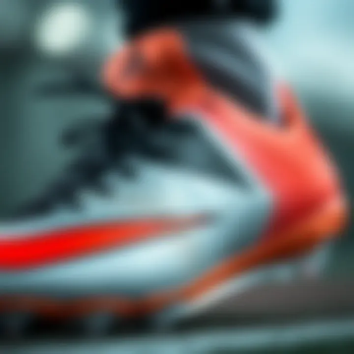 Close-up of Mercurial Vapor Elite shoe design and details