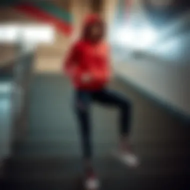 Optimal sportswear for stair workouts