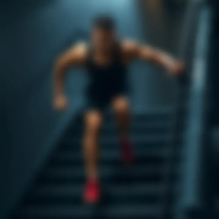 Targeted muscle groups engaged in stair workouts