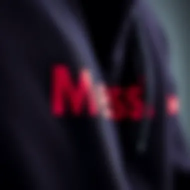 Close-up view of the fabric texture of the Messi hoodie emphasizing quality