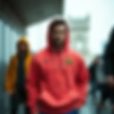 Fashionable outfit combinations featuring the Messi hoodie for diverse occasions