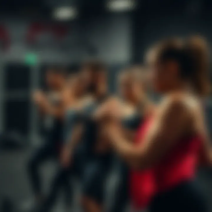 Group training in Metcon methodology