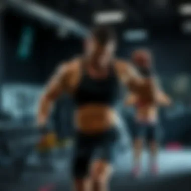 Intense Metcon workout session