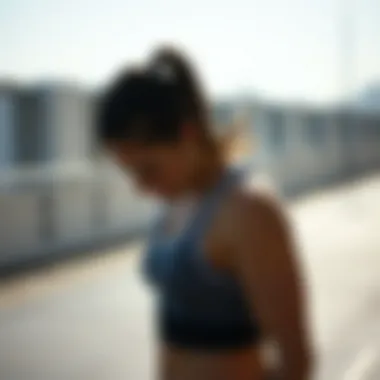 Motivational fitness journey visual