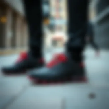 Urban Sophistication Stylish design of MP sports shoes in urban setting