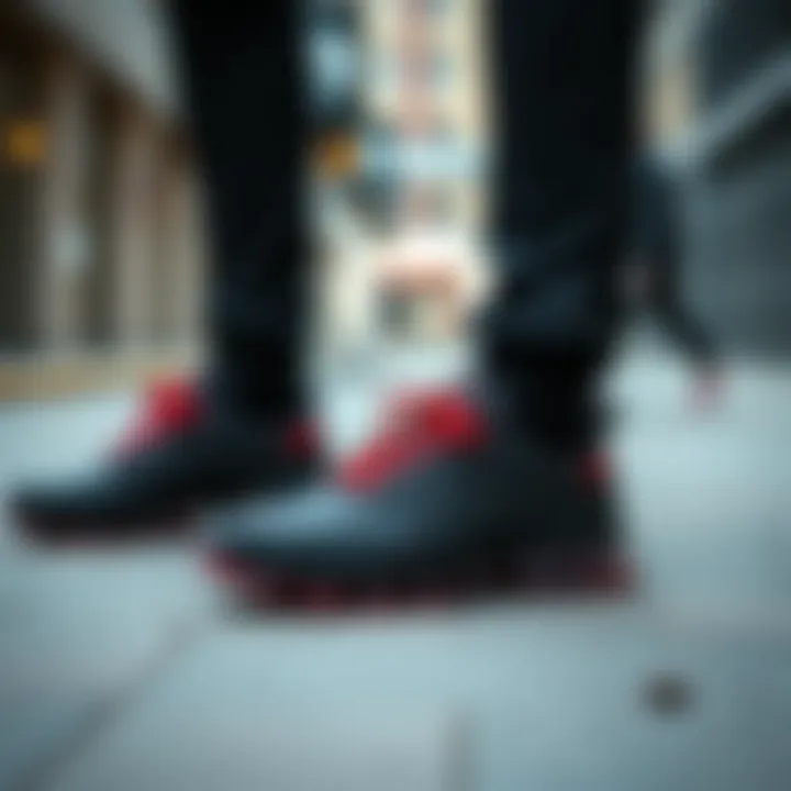 Urban Sophistication Stylish design of MP sports shoes in urban setting