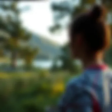 A peaceful natural setting symbolizing mood enhancement through endorphins