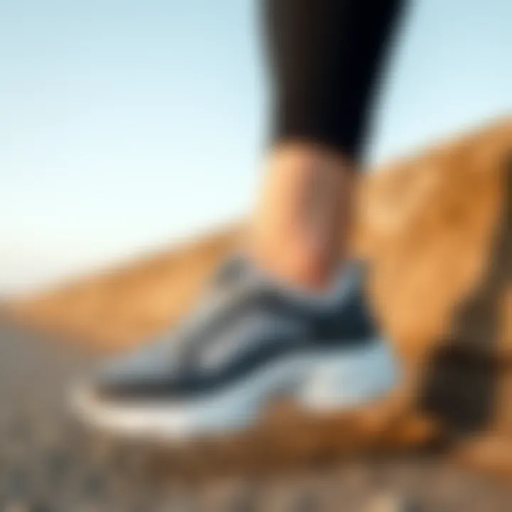 Elegant sporty footwear design for women