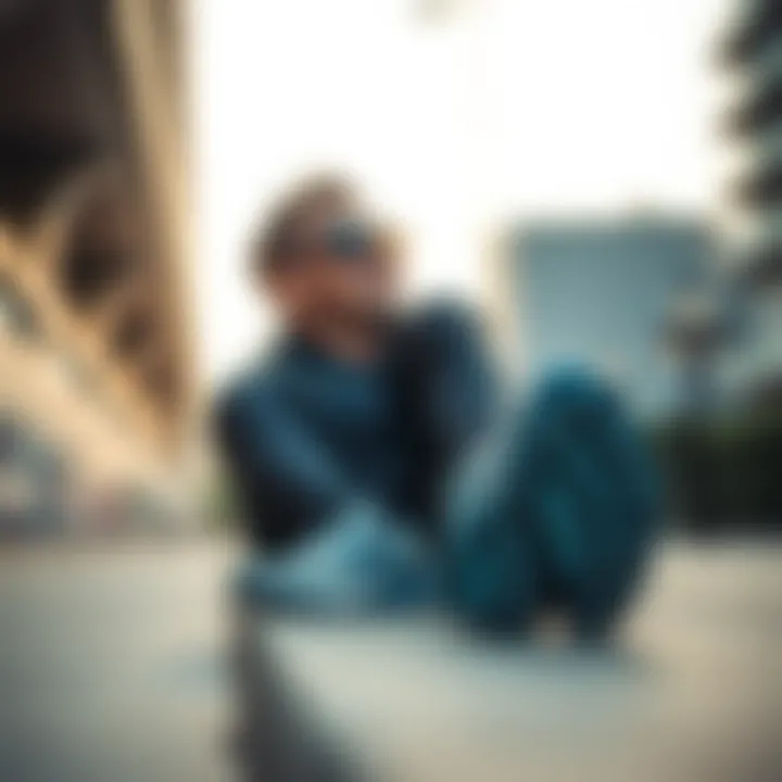 User enjoying comfort while wearing Nike 270 Air Max during activities.