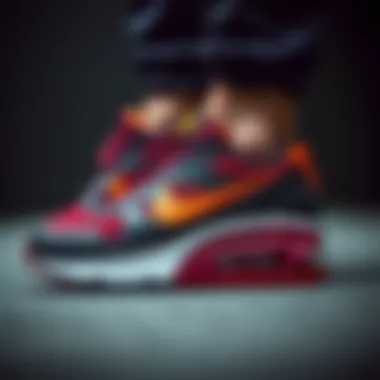 Detailed view of Nike Air Max Systm showcasing its design elements