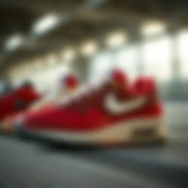 Historical evolution of Nike Air Structure with vintage styles