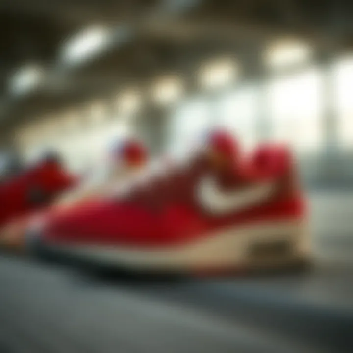 Historical evolution of Nike Air Structure with vintage styles