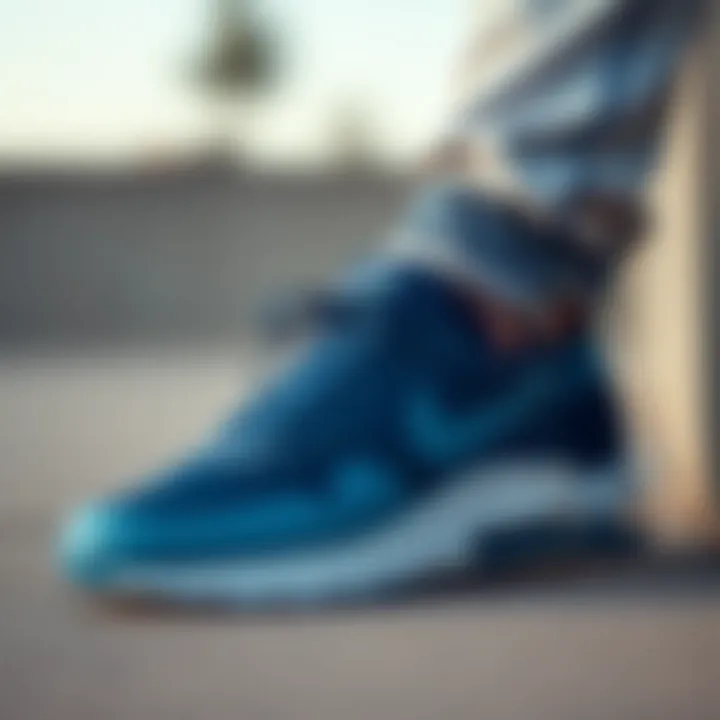 Practical tips for combining blue Nike shoes in sportswear